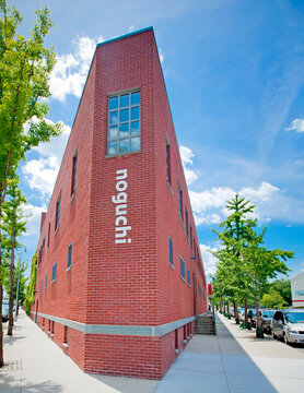 Queens, New York City, USA; 24th June 2012: The famous Noguchi Museum in the neighborhood of Queens created by Japanese American sculptor Isamu Noguchi