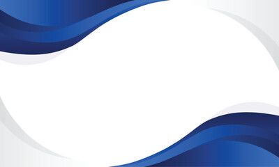 Modern Blue Waves Background Design with Empty Space for Professional Business design
