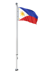 Philippines_Flag_Pole_3DModel