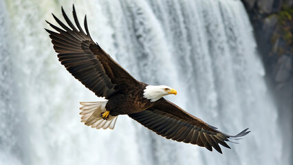 Fototapeta premium eagle in flight