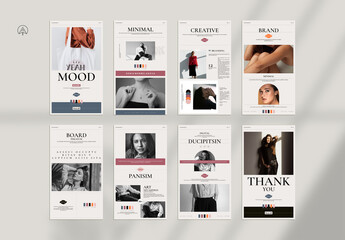 Brand Mood Board Layout