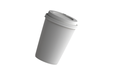 Plastic coffee cup mockup – realistic takeaway drink cup with lid for café branding, logo presentation, packaging design, product showcase, and marketing visuals