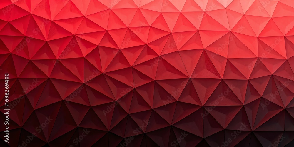 Poster abstract red geometric mosaic gradient pattern dynamic texture background vibrant energy flow deep t