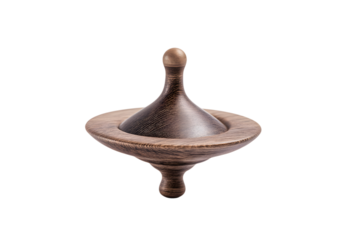 spinning top isolated isolated on white background