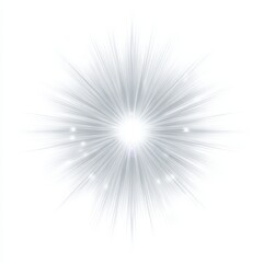 Radiant, light burst radiating from center