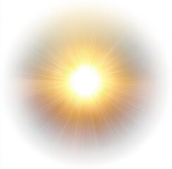 Obraz premium Radiant sunburst, warm tones