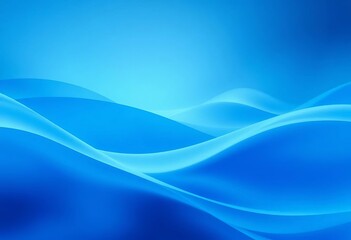 Subtle blue gradient waves, softly shifting, ethereal abstract background, calm, nature