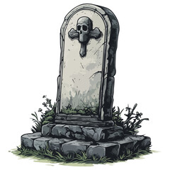 tombstone, halloween, festival, vector, transparent background, icon, pattern, celebration, decoration, monument, statue, sculpture, old, isolated