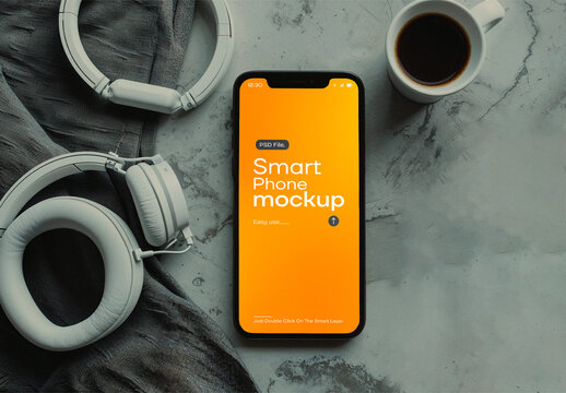 Digital Device Smartphone Mockup PSD