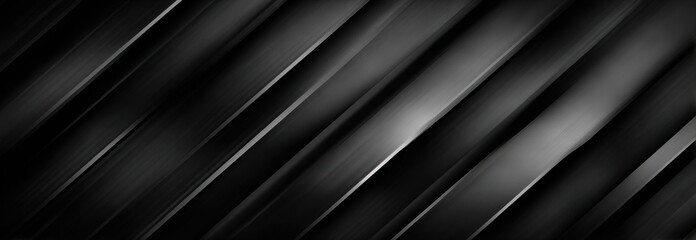 Obraz premium Dynamic monochrome abstraction features blurred, diagonal, linear elements in shades of gray, creating a sense of motion and depth