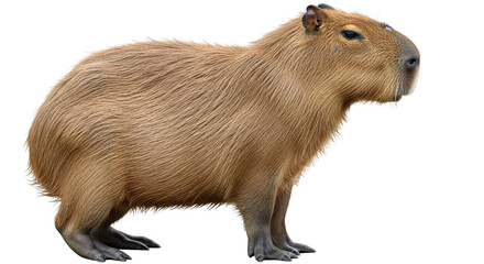 Isolated Capybara