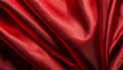 Red Fabric Drape Texture