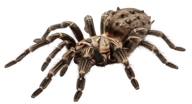 Isolated Tarantula Spider