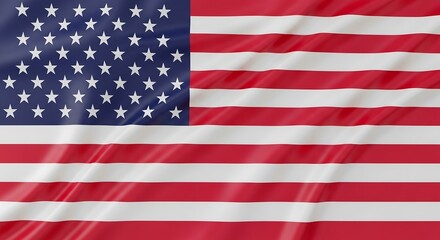 Fototapeta premium United states of america flag waving in the wind, patriotic symbol