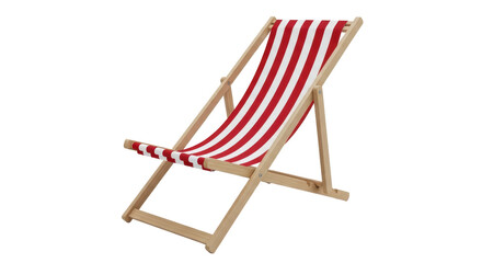Isolated Beach Chair