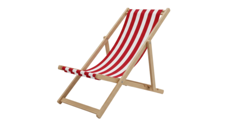 Isolated Beach Chair