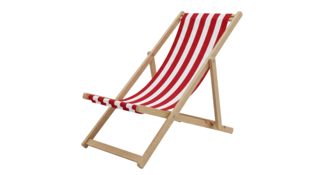 Isolated Beach Chair