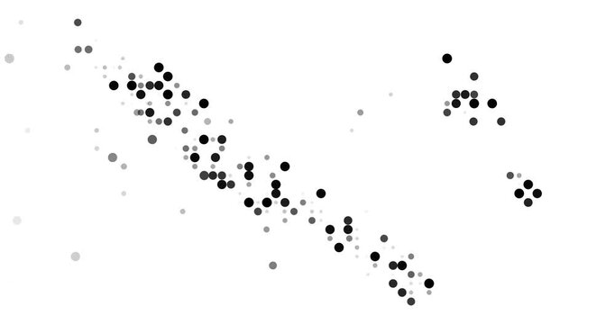 Conceptual New Caledonia Formation With Abstract Circles