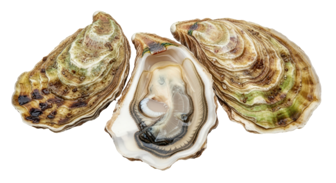 Isolated Oysters