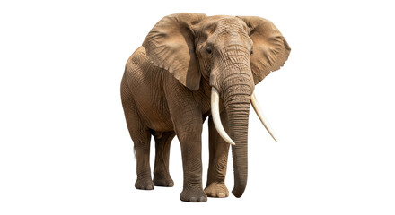 Isolated African Elephant