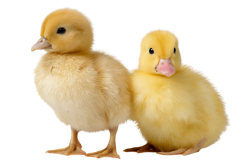 Adorable yellow ducklings on black background. Wildlife, farm animals.