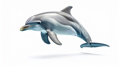 Obraz premium dolphin isolated on white background