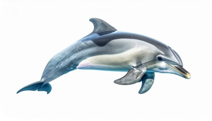 dolphin isolated on white 