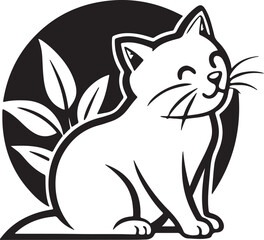vector illustration of a cat