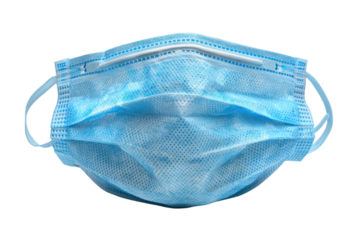 Blue face mask protection closeup covid19 health safety healthcare pandemic surgical disposable