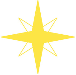 Obraz premium golden star icon