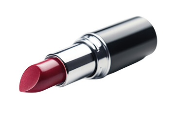 Red Shine Glamorous Ruby Lipstick Beauty Essential Glossy Finish Silver Case Luxury Cosmetics Makeup