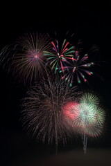 夏の夜空を彩る打ち上げ花火　高知市納涼花火大会　（高知県）