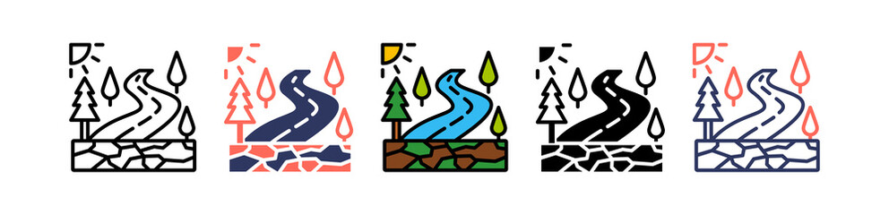 Jungle Trek multiple icon