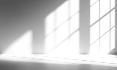 Obraz premium Realistic Window Shadow on Transparent Background 