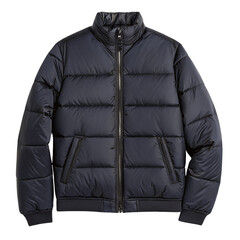 Classic black puffer jacket for winter warmth with stylish design and comfortable fit outerwear