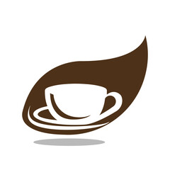 Leaf with cup glass inside