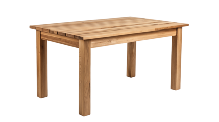 Modern wooden dining table with stylish and simple design for indoor or outdoor decor use anytime