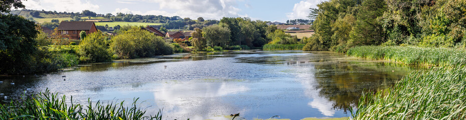 Kiltonga Nature Reserve Duck Pond Newtownards Panorama