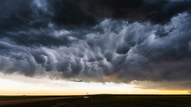 Erie dark clouds movement severe weather and climate change storms 