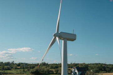 Residential energy generation using clean and renewable wind turbines