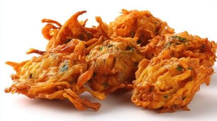 fried onion bhaji indian snack