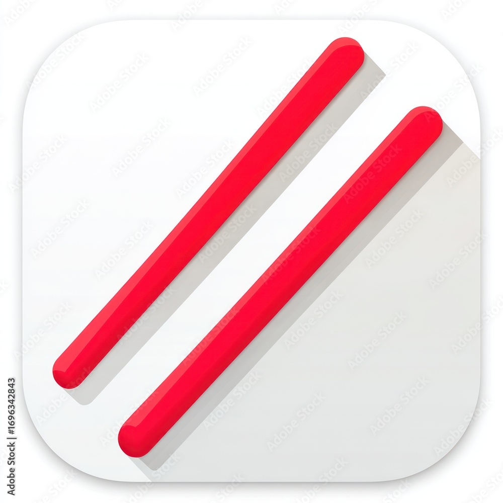 Poster red slanted lines against white background for design elements