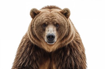Fototapeta premium Adult Male Grizzly Bear Featuring Light Fur Markings