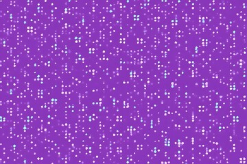 Obraz premium stylized Many pink, white, blue sparkles on violet, pixel art pattern. Small ornaments on purple background