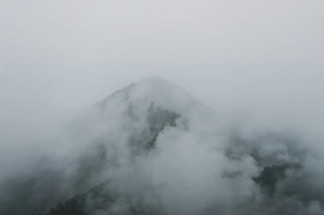 Obraz premium Background filled with fog and smoke