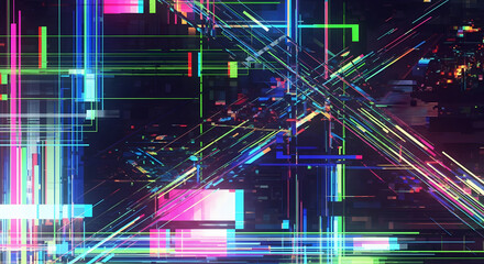 Elegant modern abstract background with flowing translucent waves in a vibrant blue and orange gradient