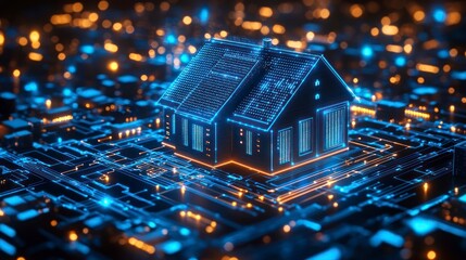 Smart home technology integrated within a digital circuit board
