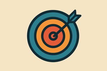 Arrow Hitting Bullseye - Precision and Accuracy in Target Achievement.