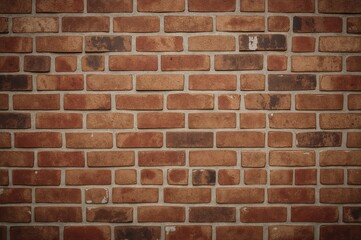 Fototapeta premium Wall surface featuring a brick pattern with atmospheric effects