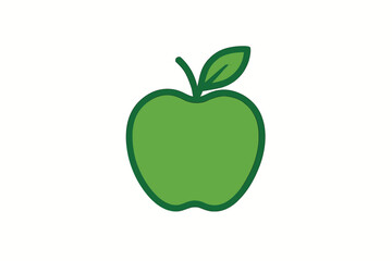 Green Apple Fruit Image.